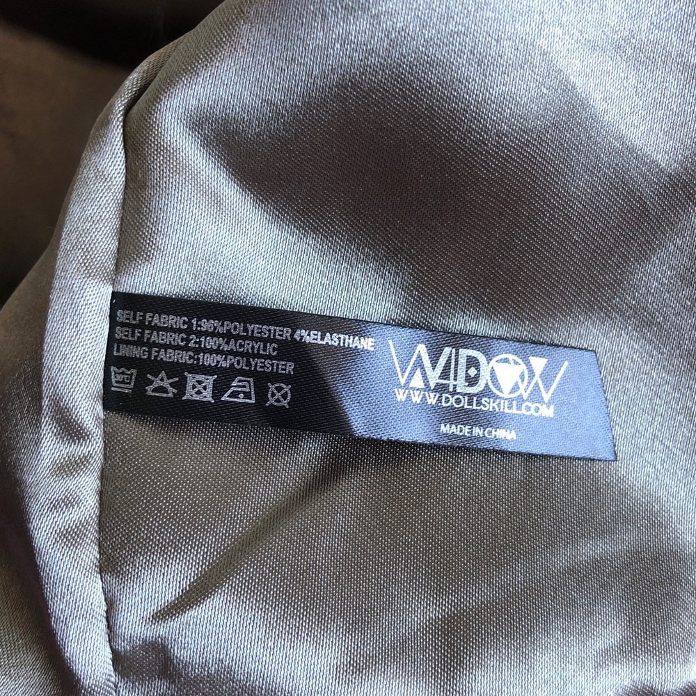 Widow Art Magic Crushed Velvet Faux Fur Trim Jacket Witchy Witchcore Y2K - Picture 12 of 15